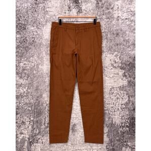 Outlier NYC F Cloth Pants 31 x 29 Mens Burnt Brown Slim Chino
